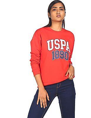 long sleeve crew neck sweatshirt