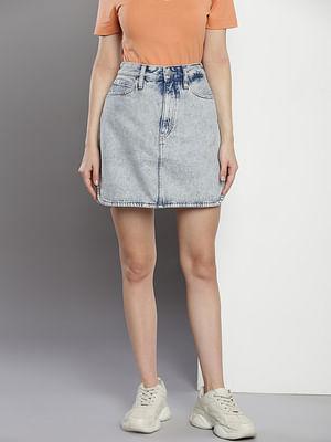 a-line mini skirt