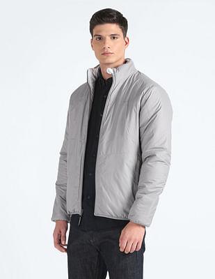 stand collar puffer jacket