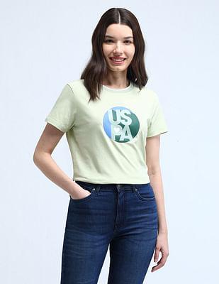 tipped neck pure cotton t-shirt