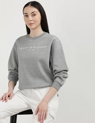 modern regular crew neck sweatshirt