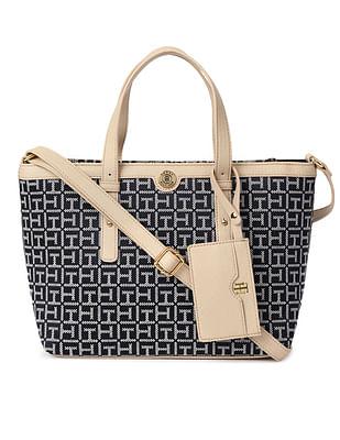 monogram jacquard wilder shopper bag