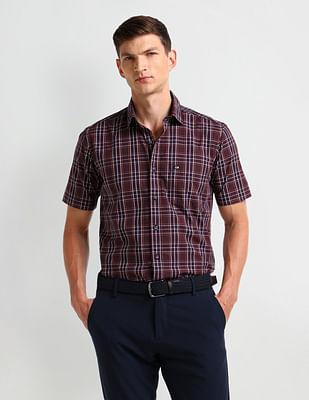 tartan checked cotton shirt