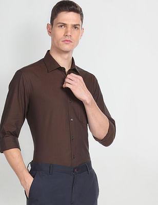 vertical stripe manhattan slim fit shirt