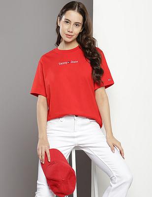 embroidered logo classic t-shirt