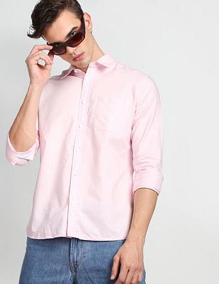 dobby cotton casual shirt