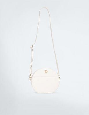 debossed monogram canteen sling bag