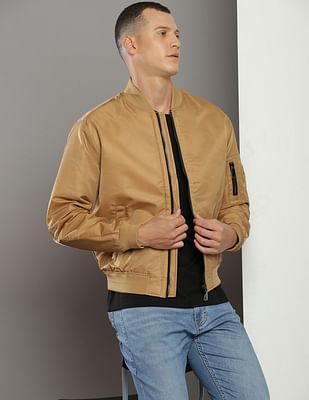 recycled nylon bomber jacket