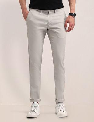 austin slim fit pleated front trousers