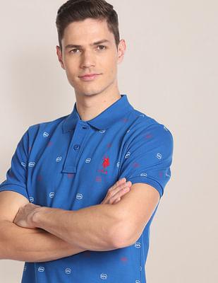 cotton slim fit polo shirt