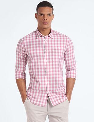 cotton slim fit shirt