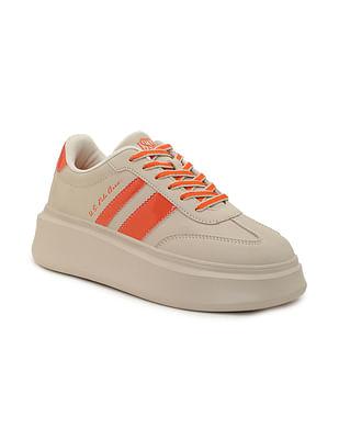 round toe colour block  hazel sneakers