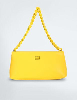 wide chain shoulder bag