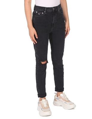 women black ultra high rise melany super skinny fit jeans