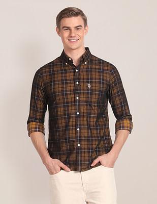 button down collar corduroy shirt