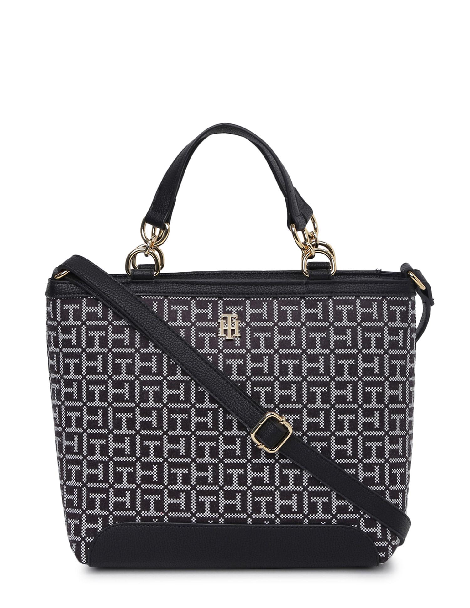 jacquard monogram handbag