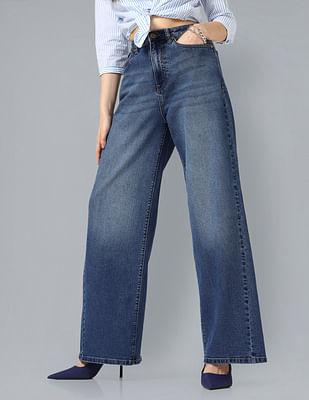 ultra baggy fit high rise jeans