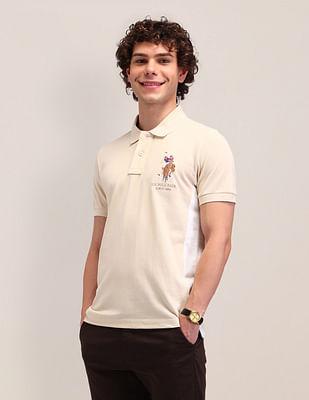 solid slim fit polo shirt