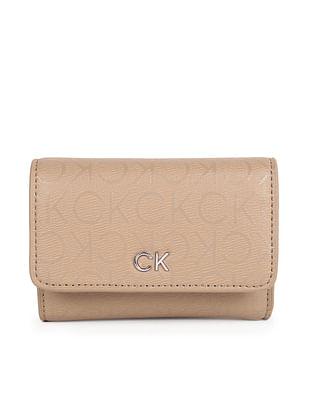 daily small tri-fold monogram wallet