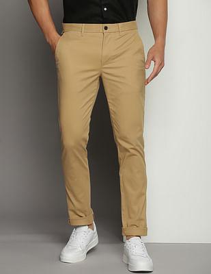 organic cotton solid trousers