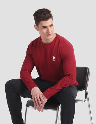 pure cotton long sleeve i693 lounge t-shirt - pack of 1