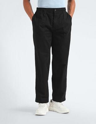 recycled cotton relaxed trousers