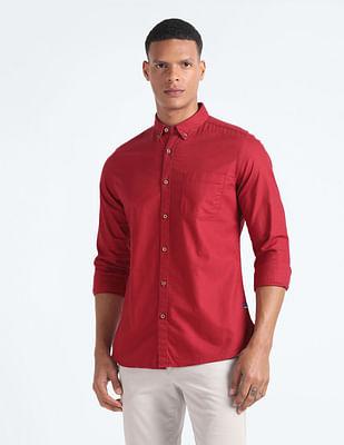 solid cotton shirt