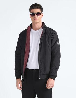 stand collar puffer jacket