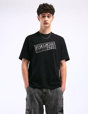 brand embroidered cotton t-shirt