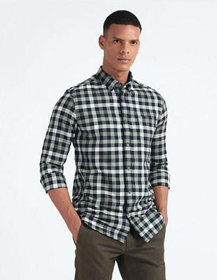 pure cotton check shirt