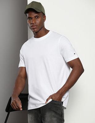 mercerized cotton solid t-shirt