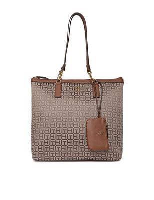 jacquard monogram handbag