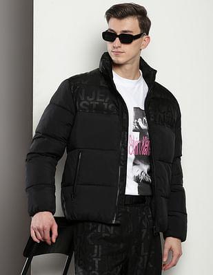 recycled nylon puffer jacket