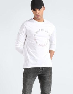 circular monotype long sleeve t-shirt