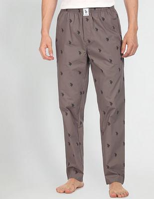 signature logo print cotton lounge pants - pack of 1