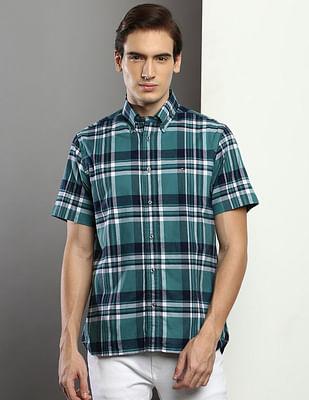 pinpoint oxford check shirt