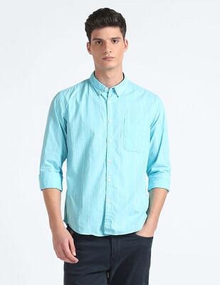 vertical stripe pure cotton shirt