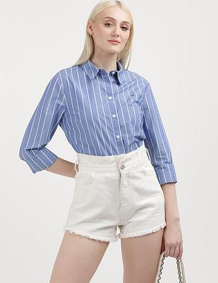 baseball vertical stripe shirt