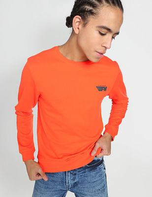 crew neck cotton sweatshirt