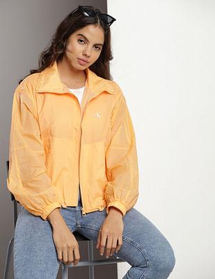 solid wind breaker jacket