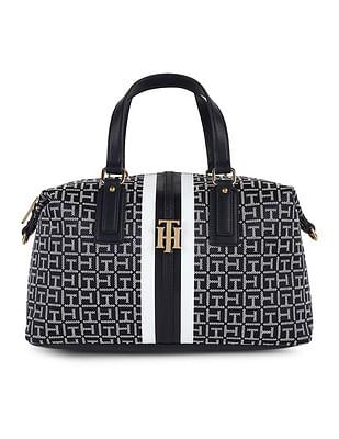 square monogram jaden satchel bag