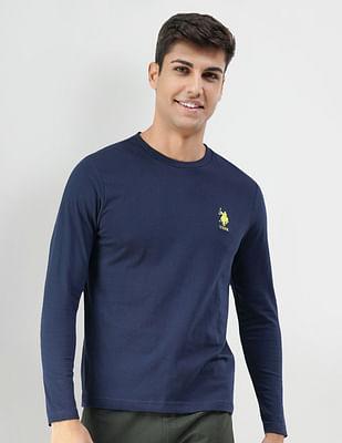 pure cotton long sleeve i693 lounge t-shirt - pack of 1