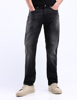 mid rise freddie slim straight fit jeans