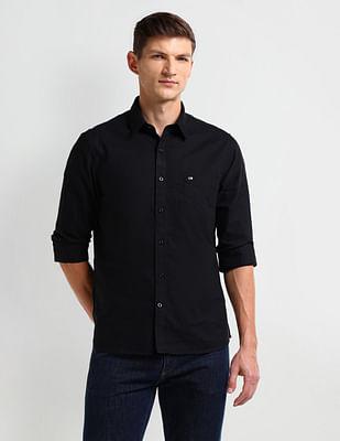 liberty classic solid cotton shirt