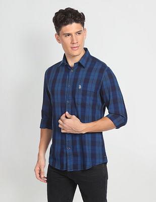 plaid check shirt