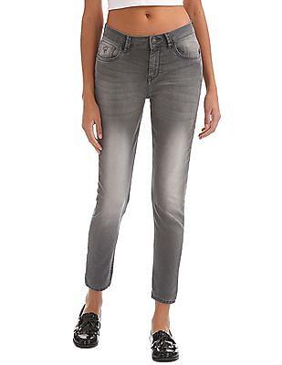 stone wash skinny jeans