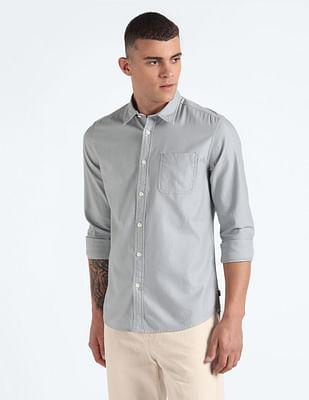 solid cotton shirt