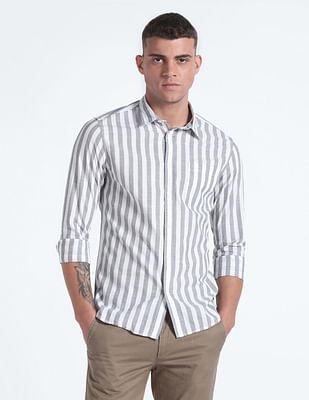 slim fit cotton shirt