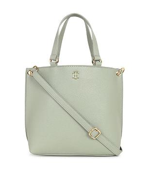 luanne solid satchel bag