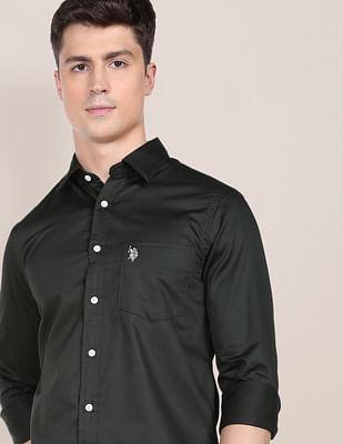 evening satin shirt